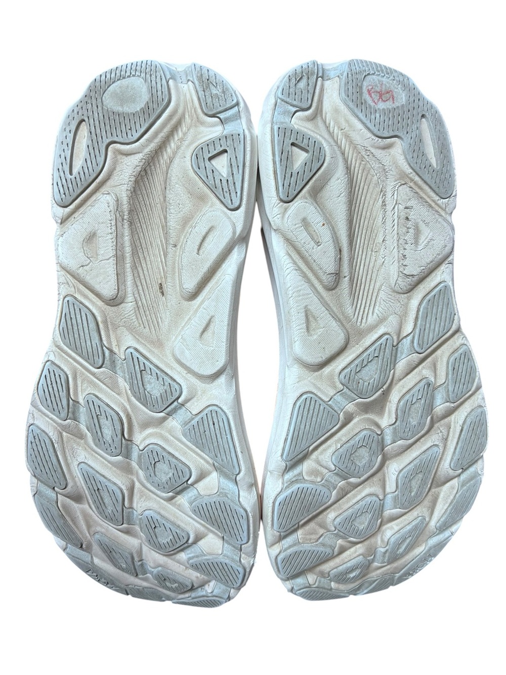 Hoka Clifton 9 Men size 8.5 D Athletic Shoes - Vivid Blue with Orange Accents - Picture 8 of 9